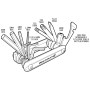 Herramientas Blackburn Grid 13 Mini Tool
