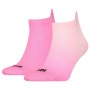 Calcetines de mujer Puma Gradient Sneaker 2P rosa pink combo
