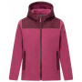Sudadera para niños Regatta Myla Hybrid Jacket Fig/Violet rojo Fig/Violet