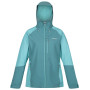 Chaqueta de mujer Regatta Highton Str Jk IV verde BrstBlu/Amaz