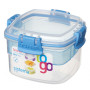 Caja de alimentos Sistema Snacks TO GO 400ml azul