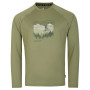 Camiseta de hombre Dare 2b Righteous III LS Tee verde Oil Green (F2D)