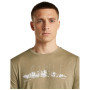Camiseta de hombre Icebreaker Men Merino 150 Tech Lite SS Tee The Peaks