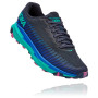 Zapatillas de carrera para mujer Hoka Torrent 2 negro/turquesa OuterSpace/Atlantis