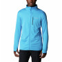 Sudadera de hombre Columbia Park View™ Fleece Full Zip 2023 azul claro Compass Blue Heather