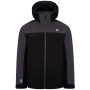Chaqueta de hombre Dare 2b Rivalise Jacket gris/negro Ebony/Black