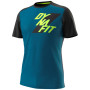 Camiseta de hombre Dynafit Transalper Light M S/S Tee azul Reef Melange