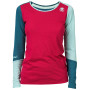 Camiseta de mujer Rafiki Finale rojo earth red/tapestry/eggshell