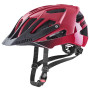Casco de ciclismo Uvex Quatro Cc rojo/negro Dark Red - Black Mat