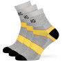 Calcetines de mujer Warg Trail MID Wool 3-pack gris/amarillo SvSedaCernutaCerna