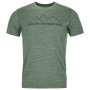 Camiseta de hombre Ortovox 150 Cool Pixel Voice Ts M verde Greenforestblend