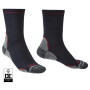 Calcetines de hombre Bridgedale Hike LW T2 CP Boot negro/rojo navy/red/042