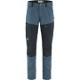 Pantalones de hombre Fjällräven Abisko Midsummer Trs M Long azul Indigo Blue-Dark Navy