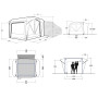 Carpa de autocaravana/furgoneta Outwell Cross PowerAir