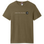 Camiseta de hombre The North Face NSE Tee verde/marrón Military Olive