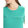 Camiseta funcional de mujer Icebreaker Tech Lite II SS Tee Cadence Paths