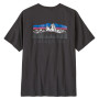 Camiseta de hombre Patagonia M's Fitz Roy Foothills T-Shirt negro Ink Black