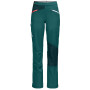 Pantalones de mujer Ortovox Col Becchei Pants W verde pacific green