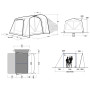 Carpa de autocaravana/furgoneta Outwell Jones M PowerAir