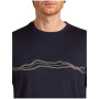 Camiseta de hombre Icebreaker Men Merino 150 Tech Lite SS Tee Mountain Pulse