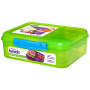 Caja de merienda Sistema Bento Lunch To Go verde