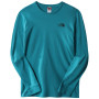 Camiseta de hombre The North Face Simple Dome Tee Long Sleeve azul claro Harbor Blue