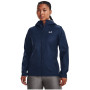 Cortavientos de mujer Under Armour UA Forefront Rain Jacket azul oscuro Academy / / White