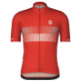 Maillot de ciclismo de hombre Scott RC Team 10 SS rojo fiery red/white