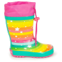 Botas de agua para niños Pidilidi Rainbow mix1 mix barev