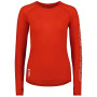 Camiseta funcional de mujer Mons Royale Bella Tech Ls W rojo Retro Red