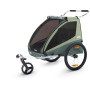 Remolque para bicicleta Thule Coaster XT verde Basil Green