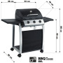 Barbacoa de gas G21 Texas BBQ
