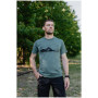 Camiseta de hombre MOOA Merino Lyolite Highlander 150 Short
