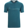 Camiseta funcional de hombre Icebreaker Men Tech Lite II SS Tee Cadence Paths verde Green Glory