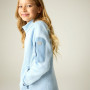 Sudadera para niños Regatta Junior Newhill SkyDuskBlue