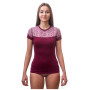 Camiseta funcional de mujer Sensor Merino Impress (short sleeve)