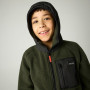 Sudadera para niños Regatta Munro Hybrid Jacket DarkKhak/Blk