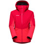 Chaqueta de mujer Mammut Convey 3 in 1 HS hooded Jacket Women rosa/negro SunsetBlack