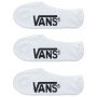 Calcetines Vans MN Classic Super No Show (38,5-42) 3Pk blanco White