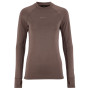 Camiseta funcional de mujer Craft Wool Comfort Rn LS W marrón Brown
