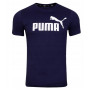 Camiseta de hombre Puma ESS Logo Tee azul oscuro Blue