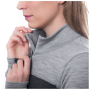 Camiseta funcional de mujer Sensor Merino Bold dl. rukáv zip