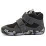 Zapatos barefoot para niños para todo el año Froddo Barefoot Tex Fun Autumn Grey/Black