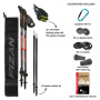 Bastones de caminata nórdica Fizan R-Evolution Pro