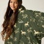 Chaqueta impermeable para niños Regatta Junior Waterproof Changing Robe DrkKhHrses