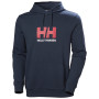Sudadera de hombre Helly Hansen HH Logo Hoodie azul oscuro 597 Navy