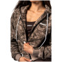 Sudadera de mujer Nebbia Relaxed Zip Hoodie Power