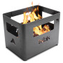 Pozo de fuego Höfats Beerbox negro Corten steel