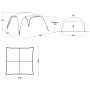 Toldo Outwell Wakefield Shelter XL