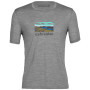 Camiseta de hombre Icebreaker Men Tech Lite II SS Tee Trailhead gris metro hthr